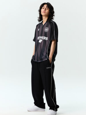 Breakers足球條紋Polo衫