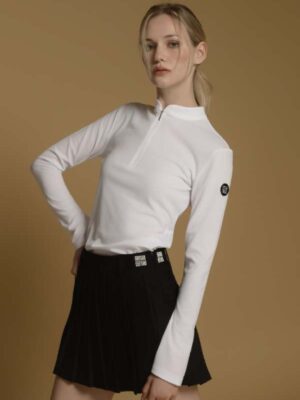 立領長袖內搭上衣