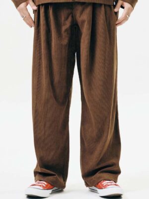 三摺寬版燈芯絨長褲